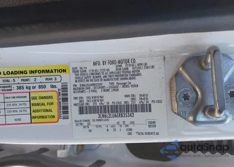 2014 Lincoln Mkz Hybrid Hybrid z USA, uszkodzony, nr VIN 3LN6L2LU6ER835342